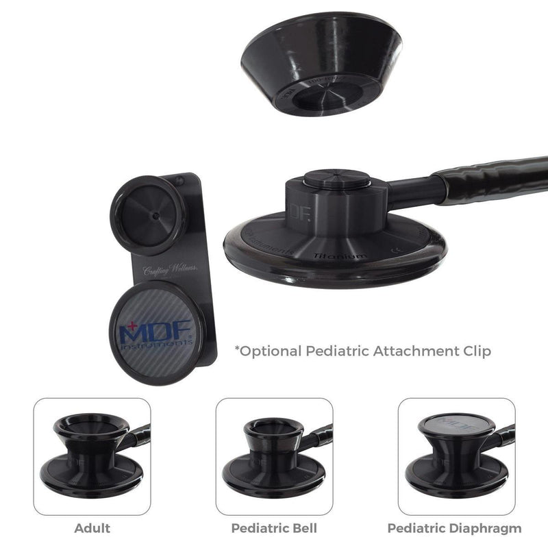 MD One® Epoch® Titan Erwachsenen Stethoskop - Zebra/BlackOut - MDF Instruments Germany