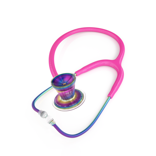ProCardial® Titan Erwachsenen Kardiologie Stethoskop -Fuchsia/ Kaleidoskop