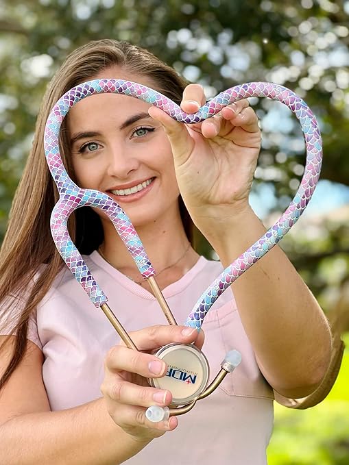ProCardial® Titan Erwachsenen Kardiologie Stethoskope- Baby Mermaid/Kaleidoskop