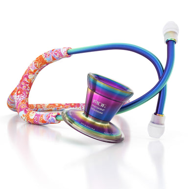 ProCardial® Titan Kardiologie Stethoskop -Royal Dutch Paisley/Kaleidoskop+Transportetui