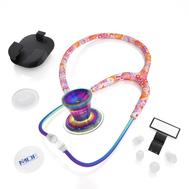 ProCardial® Titan Kardiologie Stethoskop -Royal Dutch Paisley/Kaleidoskop+Transportetui