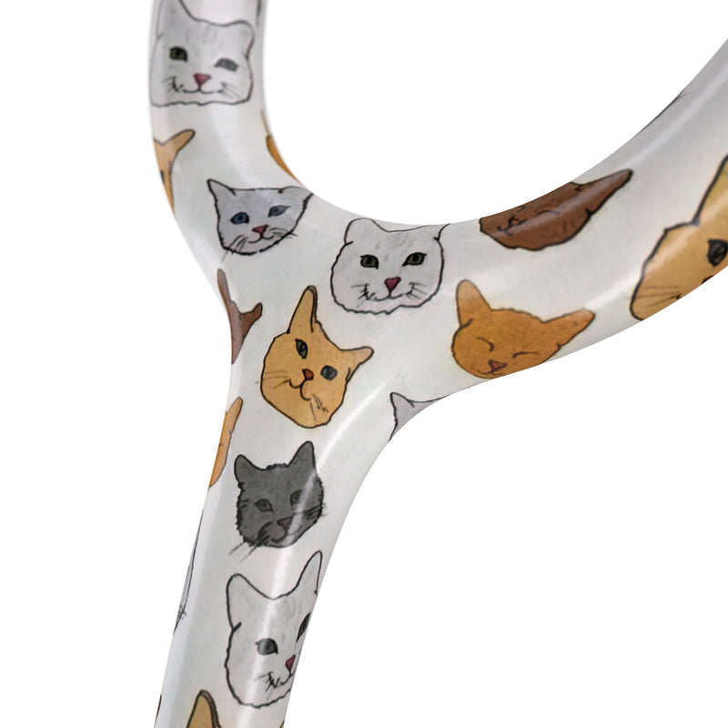 ProCardial® Titan Erwachsenen Kardiologie Stethoskope -Purrfect (Catprint)