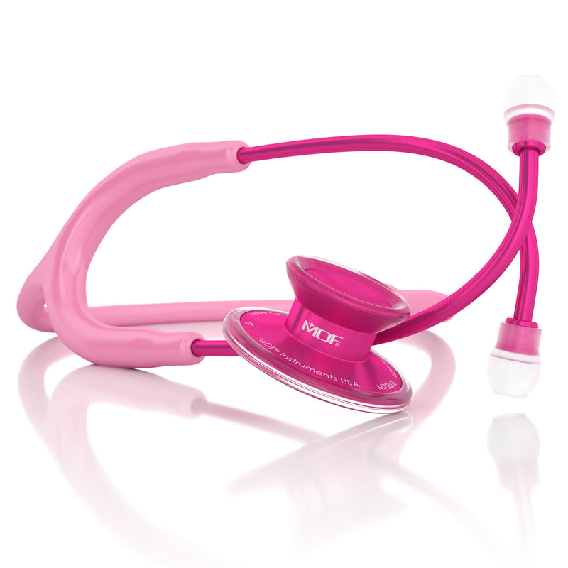 ACOUSTICA® ROSA STETHOSKOP ACOUSTICA® PINK STETHOSCOPE PINKALLOY UND COSMO