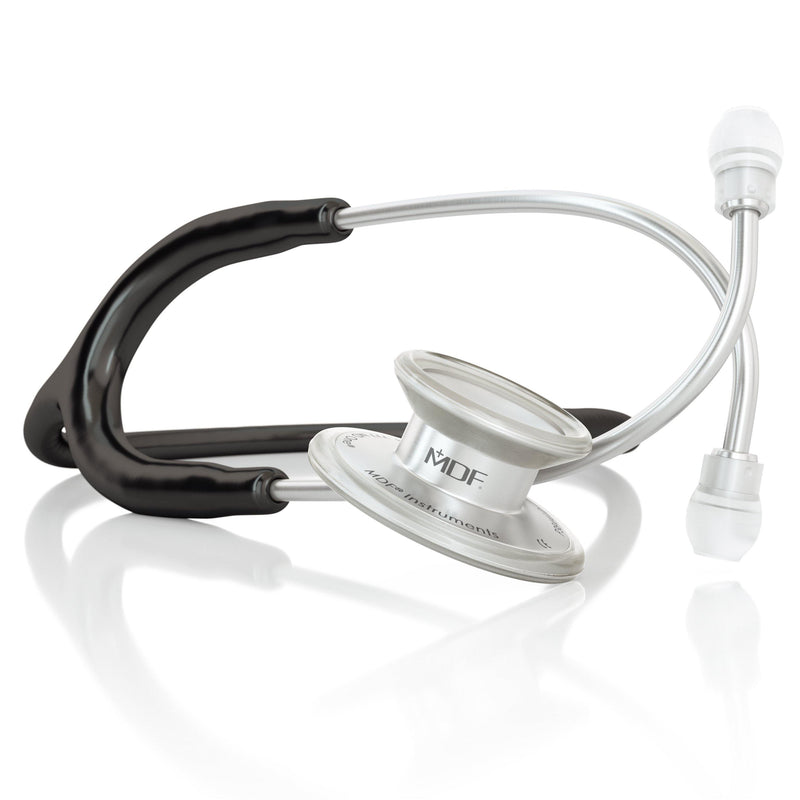 MDFå¨ MD Oneå¨ Adult Stainless Steel Stethoscope - Silver - Black