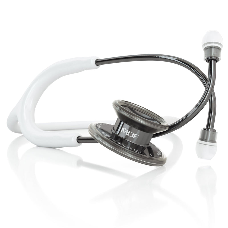 MDF® MD One® - Premium Doppelkopf-Stethoskop aus rostfreiem Stahl - Rotgold / Weiß