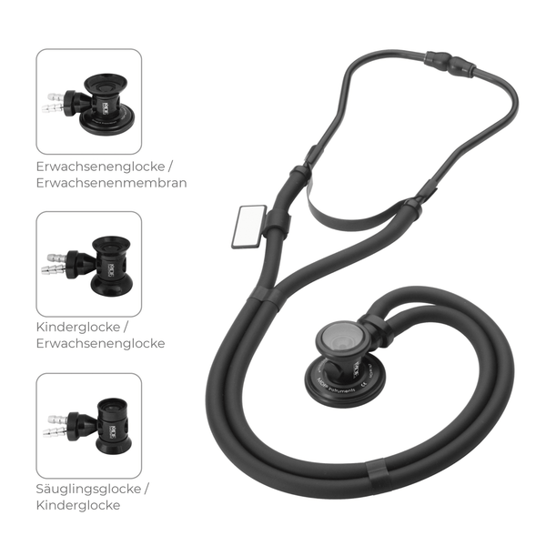 MDF® Sprague Rappaport Doppelkopf-Stethoskop mit austauschbarem Bruststück für Erwachsene, Kinder und Säuglinge (MDF767)