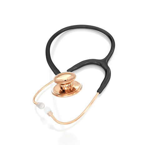 MD One® Erwachsenen Stethoskop-Schwarz/Roségold - Offizielle Website von MDF Instruments Germany