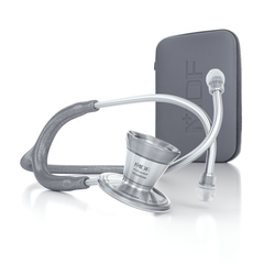 ProCardial® Titan Erwachsenen Kardiologie Stethoskop + Etui - Grau Glitzer - MDF Instruments Germany
