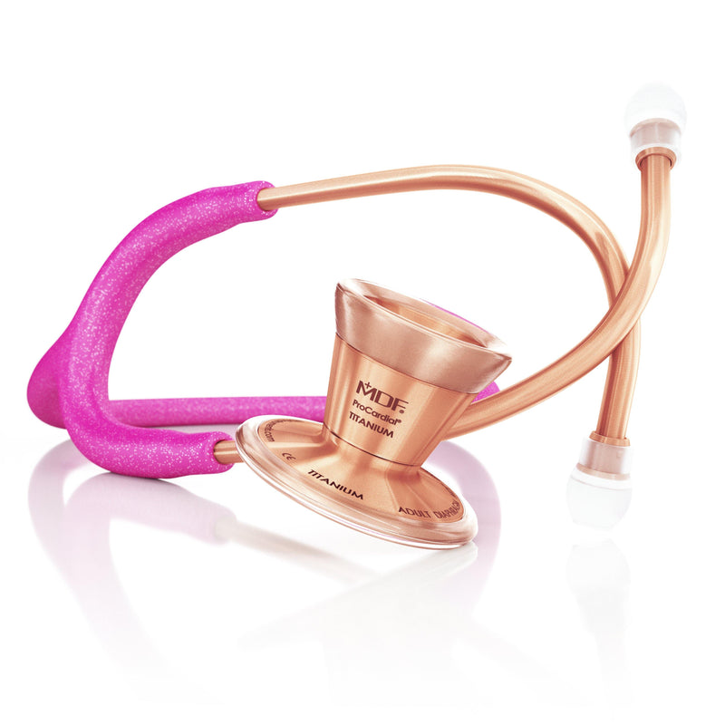 MDF® ProCardial® Titan Erwachsene - Rotgold / Rosa Glitzer