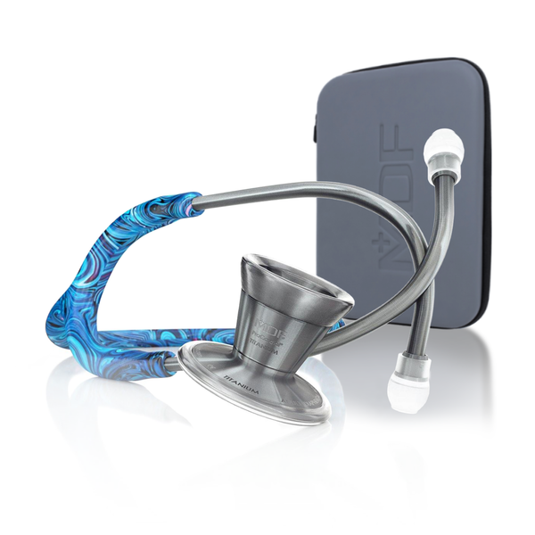 NEUES - ProCardial® Titan Kardiologie Stethoskop+Etui- Starry Night/Metalika